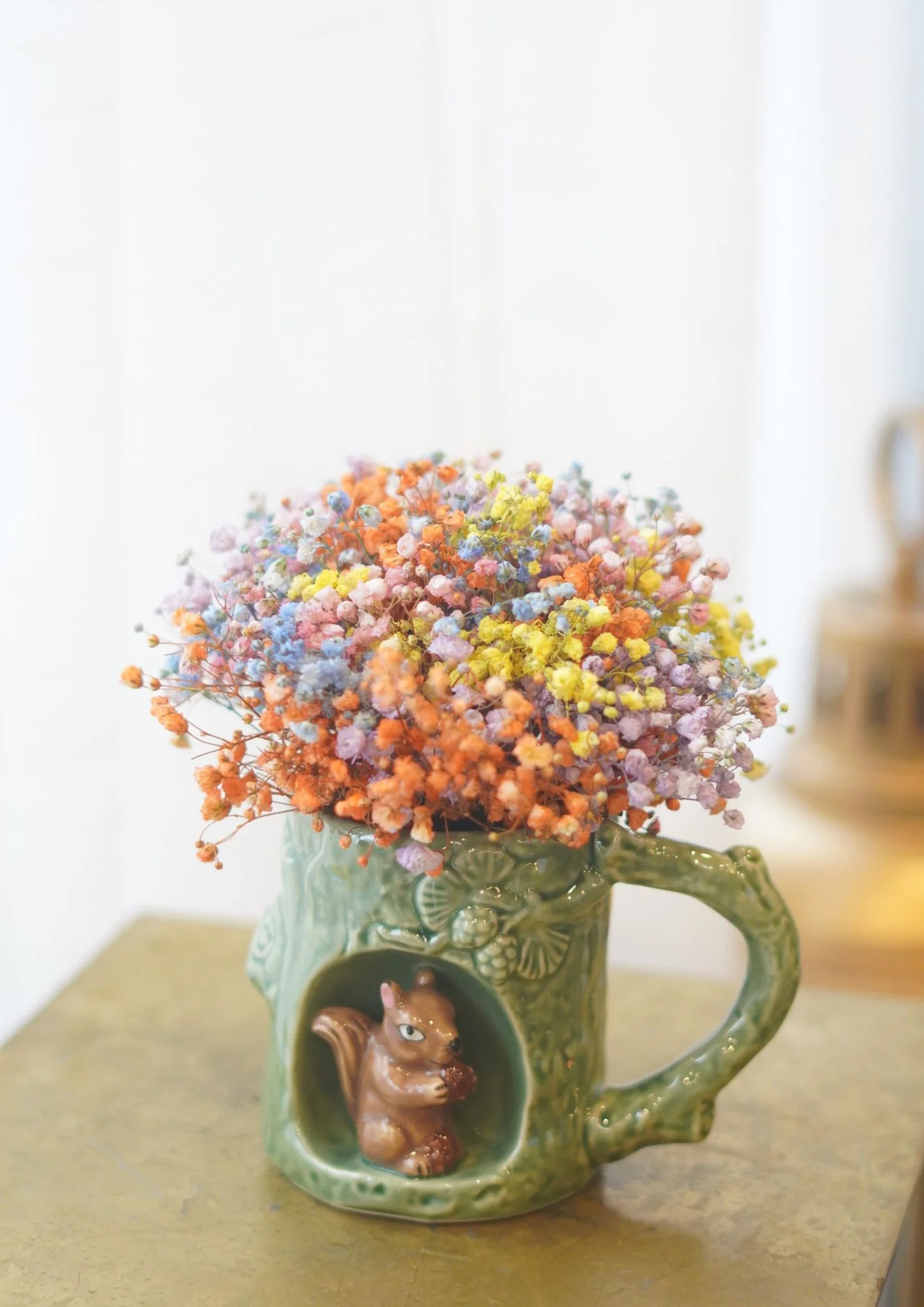 Coloured Babys Breath In A Cup - Image 4