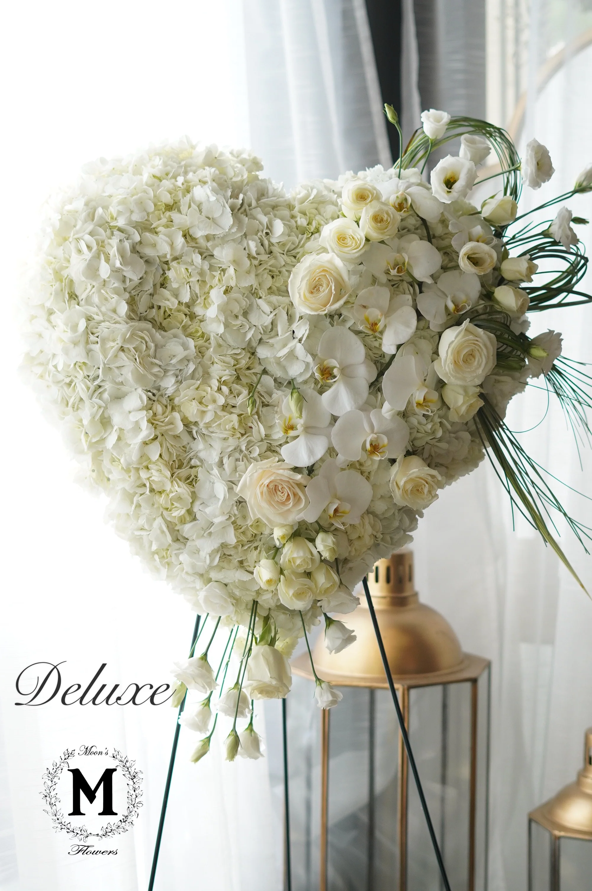 Funeral Heart Wreath - Image 3