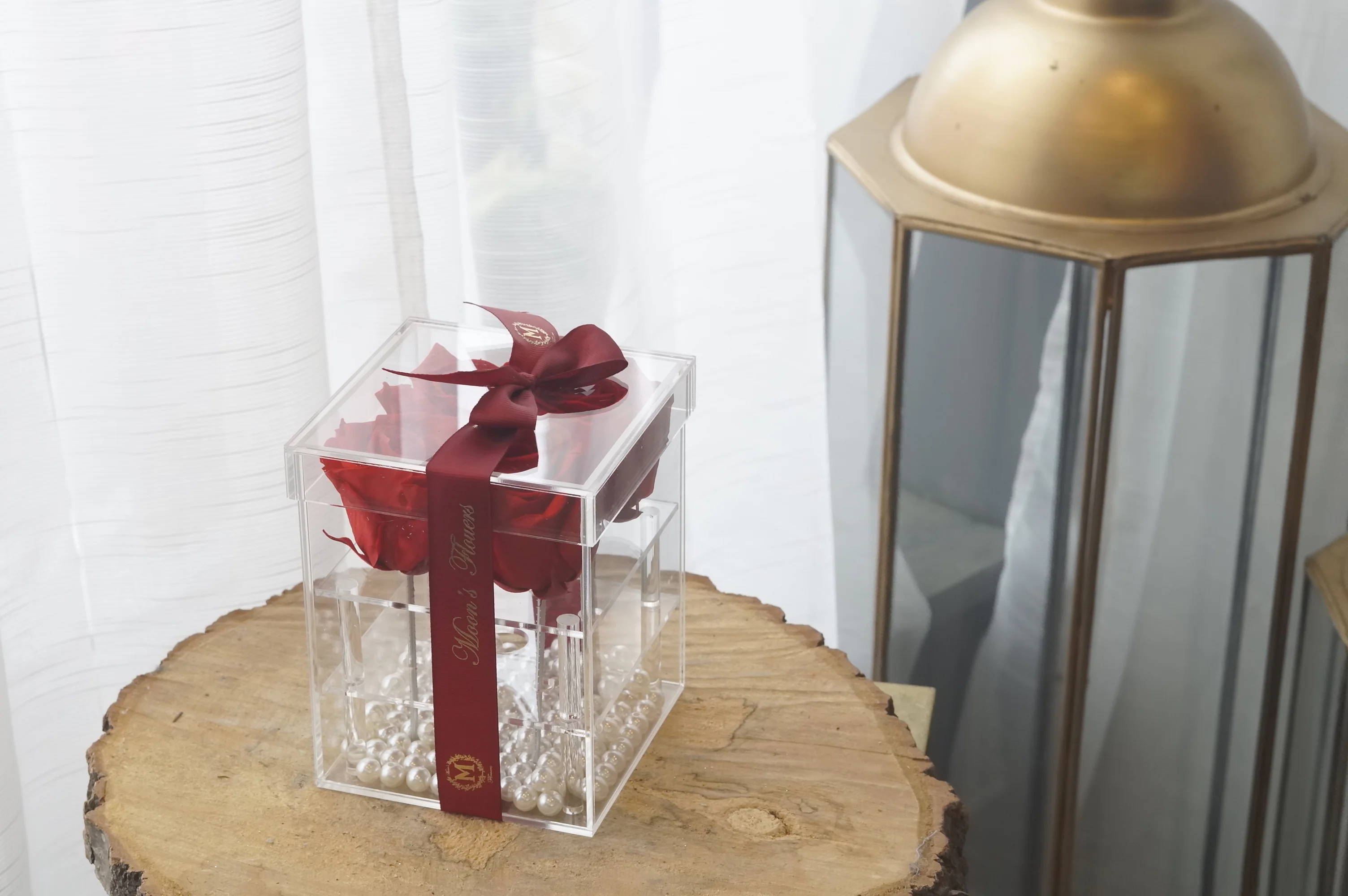 Preserved Rose in Acrylic Box-4 - Image 3