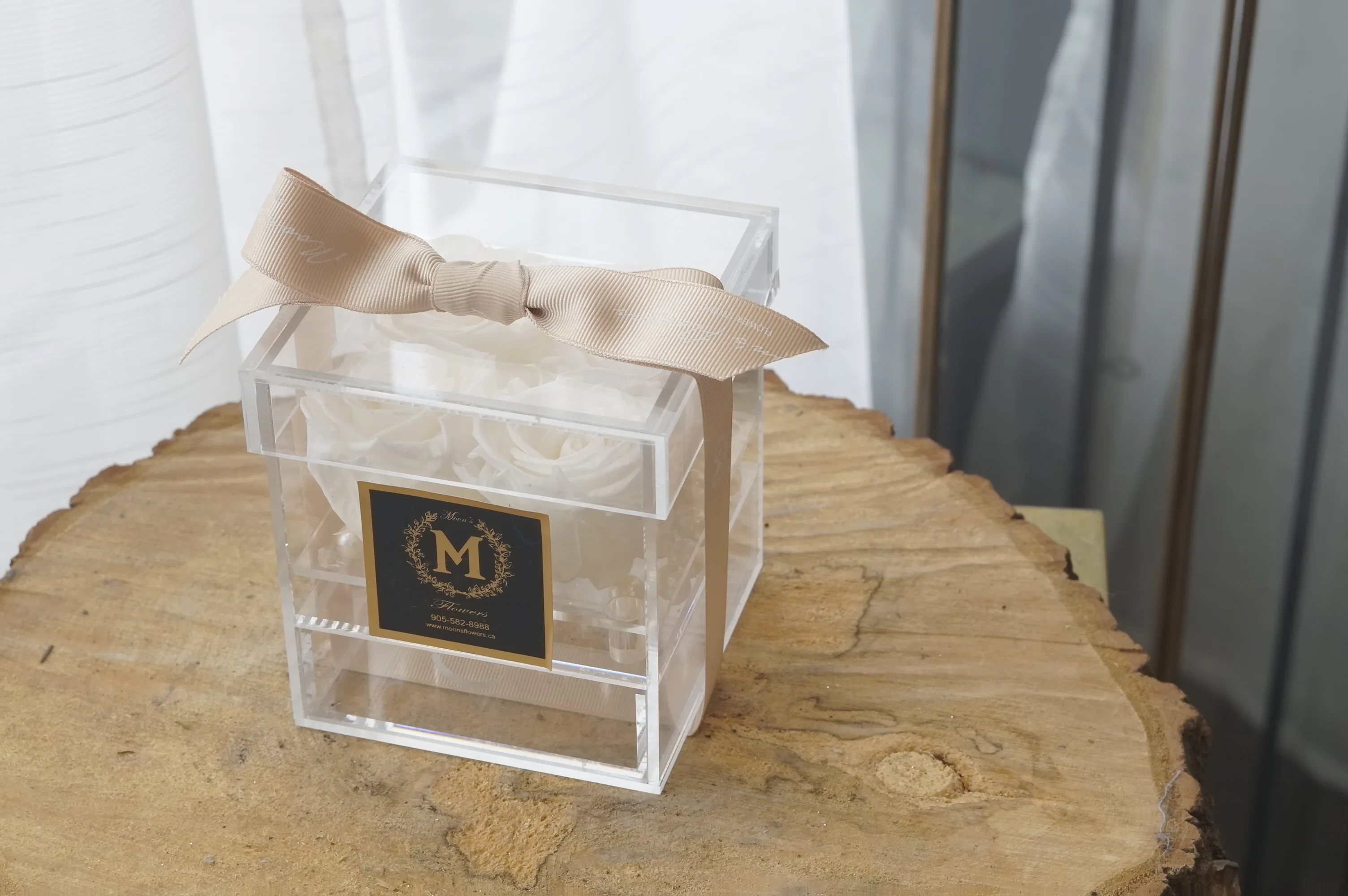 Preserved Rose in Acrylic Box-4 - Image 4