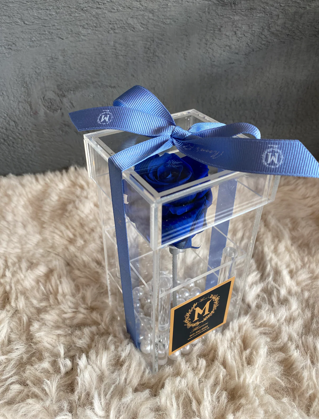 Valentine's Day - Single Preserved Rose Acrylic Box - Image 4